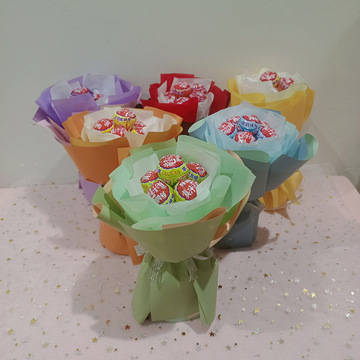 迷你棒棒糖花束伴手礼毕业礼盒精致装饰六一儿童节小朋友花束礼物