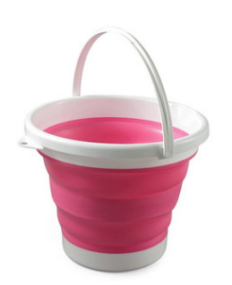 Portable Collapsible Bucket Wholesale Silicone Plastic Car Bucket Outdoor Fishing Travel Household Multi-Function Bucket