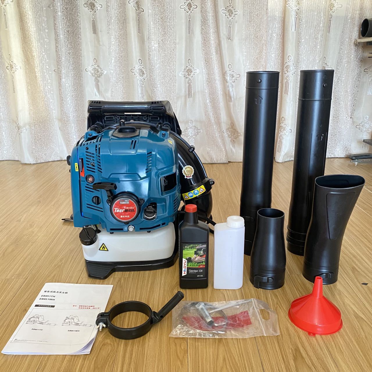 eb850大风量吹尘清扫吹雪机道什威尔汽油吹风机背负式森林灭火机