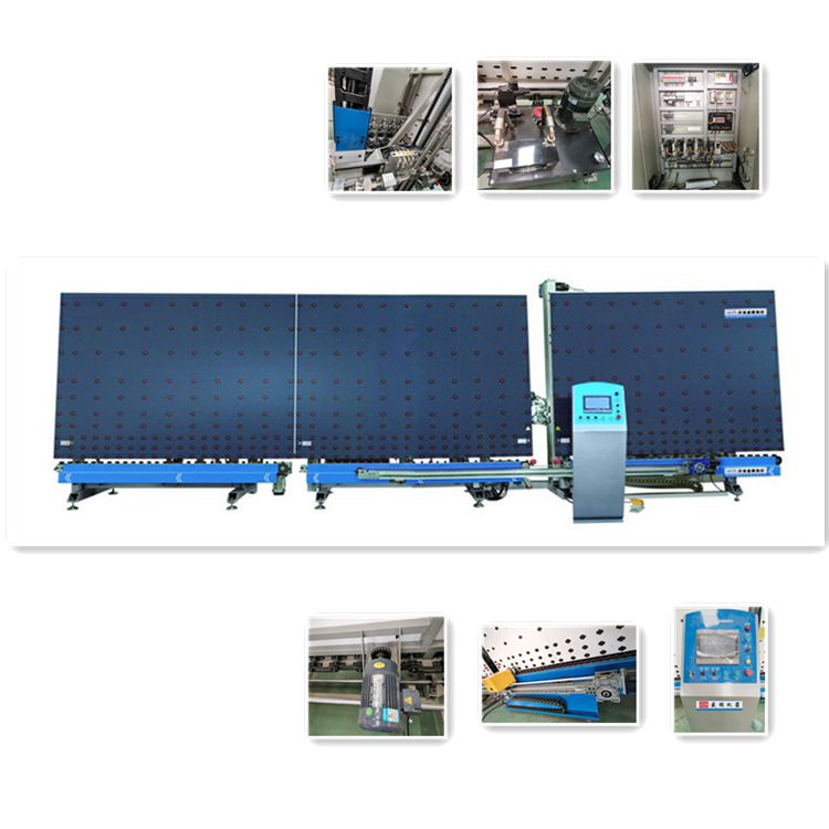 厂家直供中空玻璃全自动封胶线 立式打胶机 玻璃涂胶线立式生产线