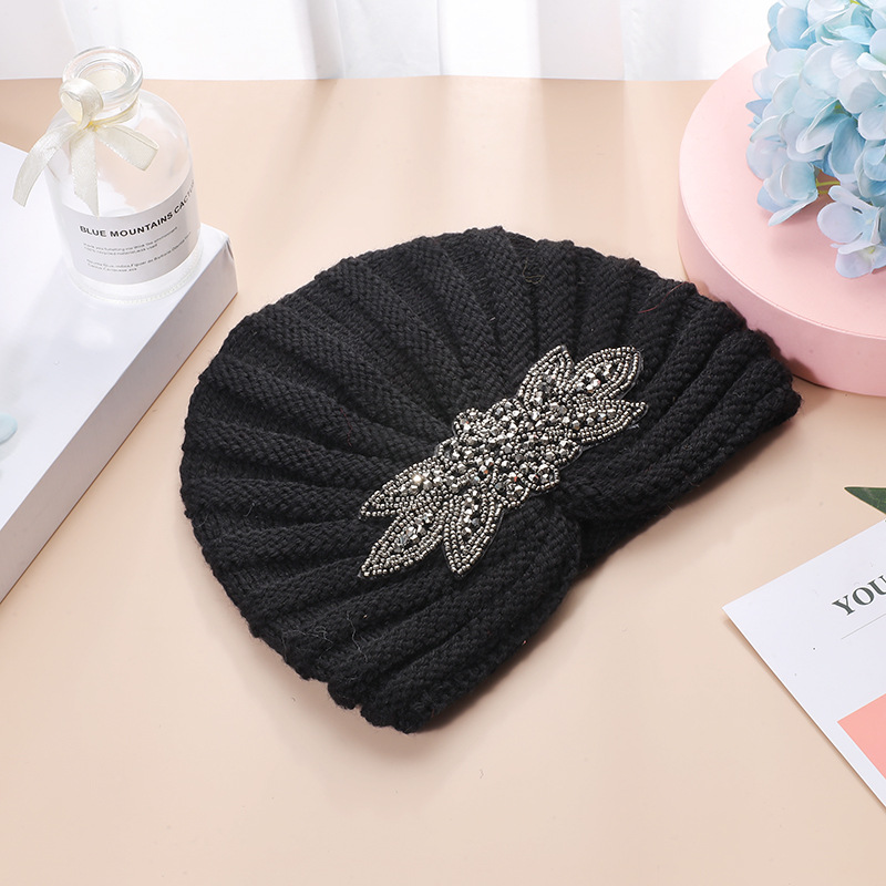 European and American Cashmere Cross Indian Hat Muslim Hat Wool Knitted Hat Pullover Bohemian Toe Cap