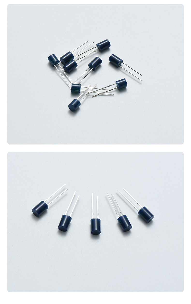 厂家直供 5mm平头光敏三极管f5抗红外深蓝光敏管电子光敏传感器