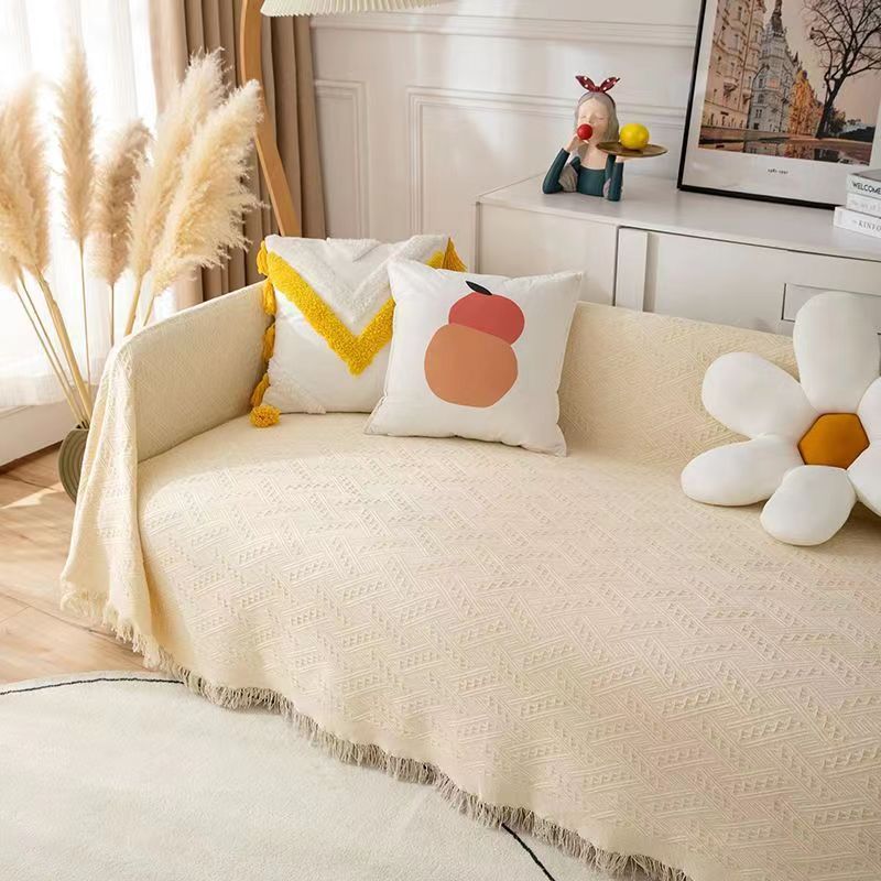 沙发靠枕套风棉纱沙发垫四季通用沙发罩沙发套盖布沙发巾盖可机洗