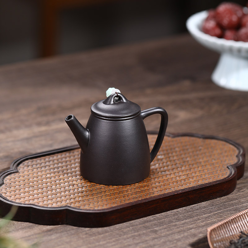 jy@宜兴紫砂壶纯手工原矿大红袍小品石瓢壶秦权壶家用功夫泡茶壶