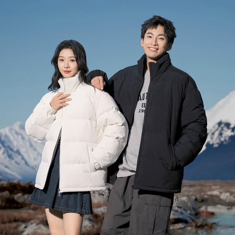 IZEXX潮牌冬季户外运动加厚棉服男面包服情侣款防风抗寒保暖外套