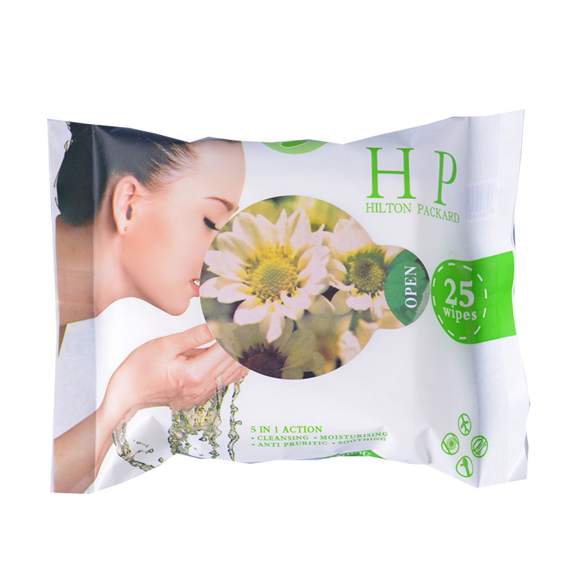 Wet Wipes Factory Direct Sales Foreign Trade Export 25 Hp Ladies Neutrogena Cleansing Towelettes Foreign Trade Export Beauty Wipe