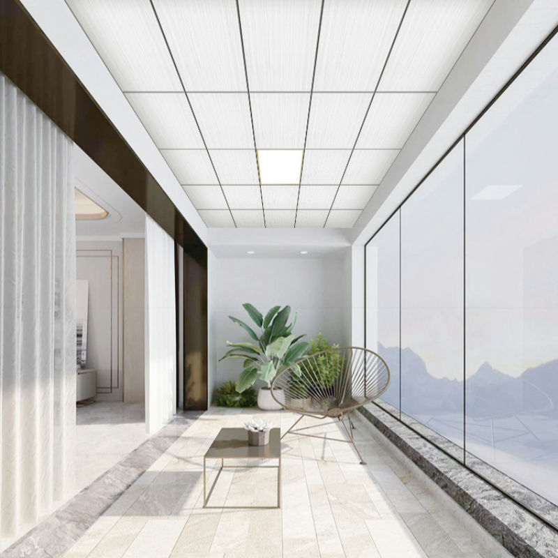 集成吊顶300600铝扣板全套配件自装天花板厨房抗油卫生间阳台模块