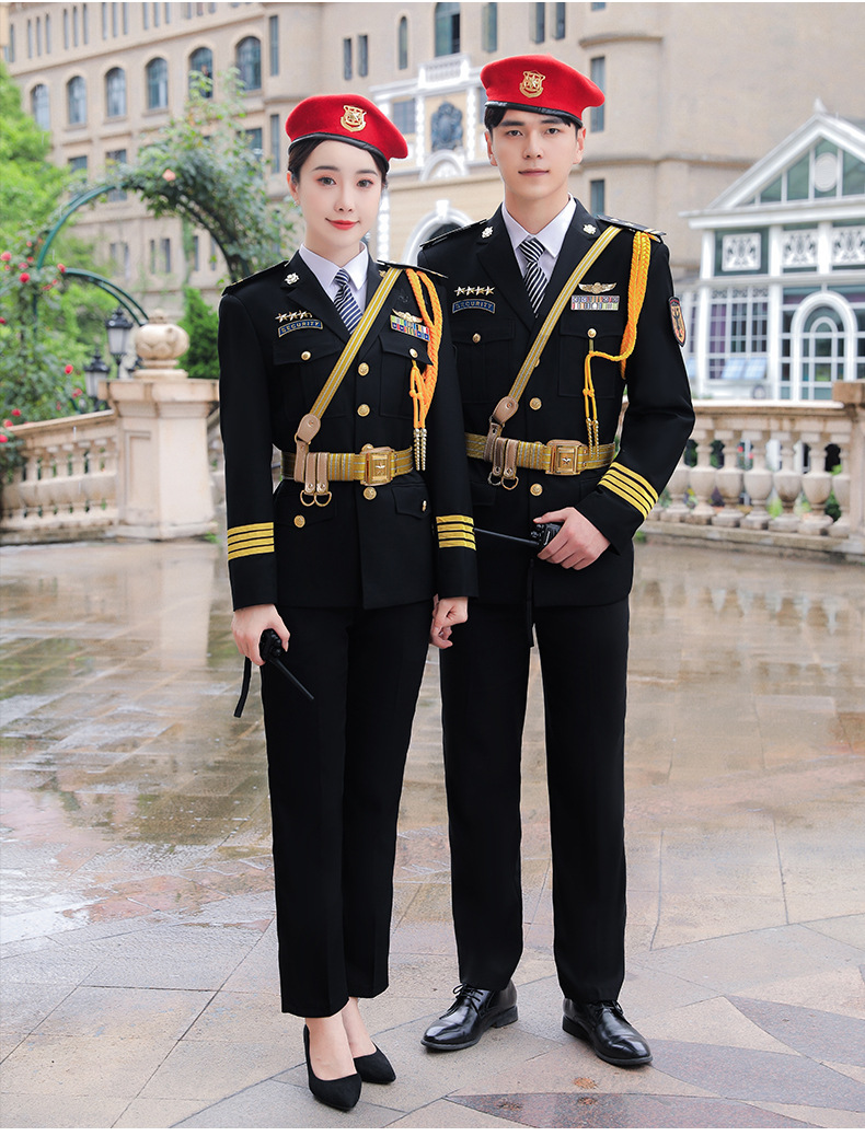 新式保安工作服春秋男套装物业房产售楼礼宾酒店形象制服长袖