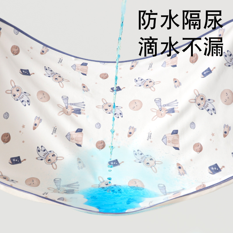 Urine Pad Baby Waterproof and Washable Cotton Breathable Large Size Baby's Ring Baby Diapers Sanitary Napkin Physiological Period Mattress