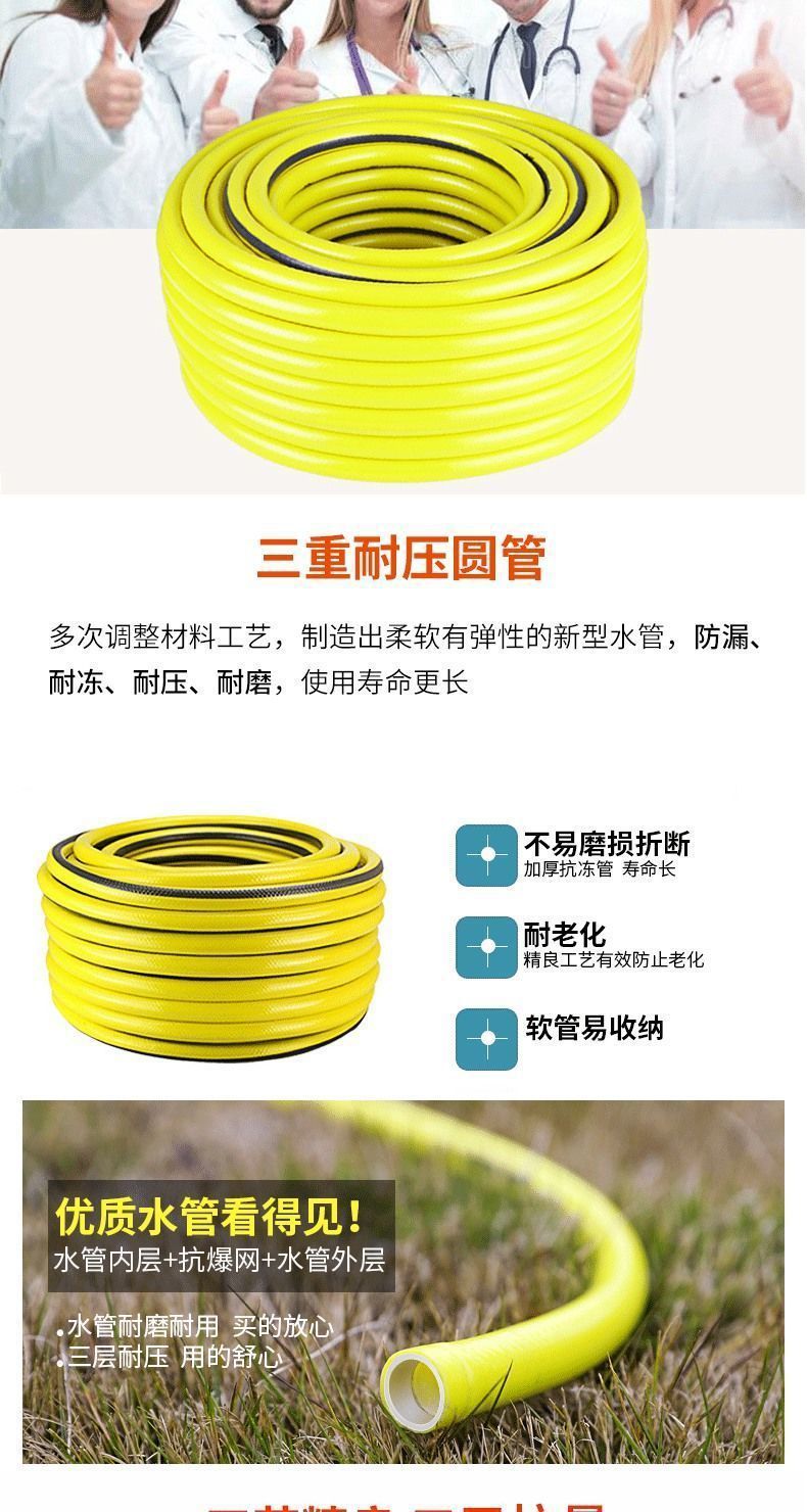 洗车水枪套装家用高压水枪刷车套装汽车洗车器冲车喷枪头浇花水管