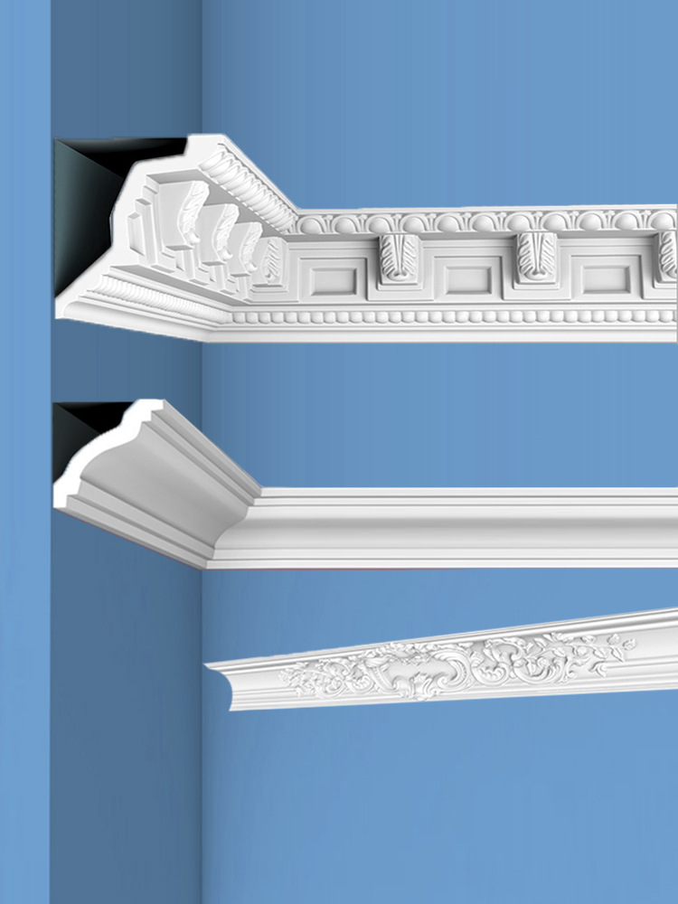 热卖pu线条现代法式简约美式灯带阴角线条欧式线吊顶角线仿石膏线