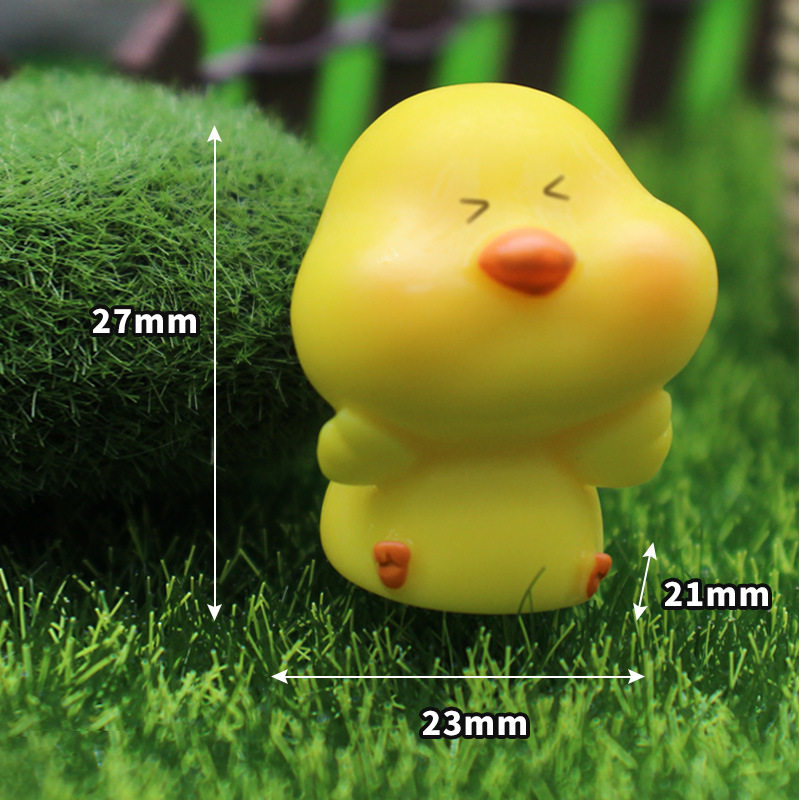 Micro Landscape Small Ornaments Cute Chicken Animal Landscaping Decoration Resin Crafts Home Decorations Wholesale