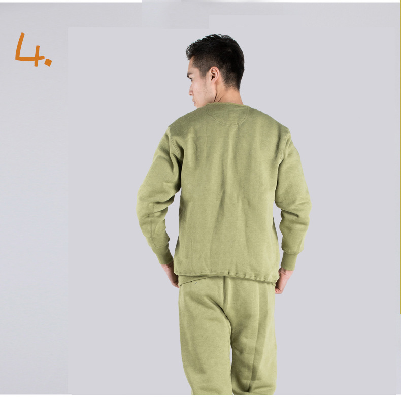 78式绒衣绒裤套装煤矿工人工作服井下劳保服矿区防寒中老年保暖裤