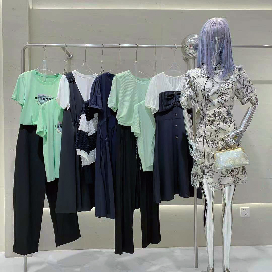 品牌撤柜女装尤西子杭州品牌折扣女装正品大牌女装直播间衣服货源