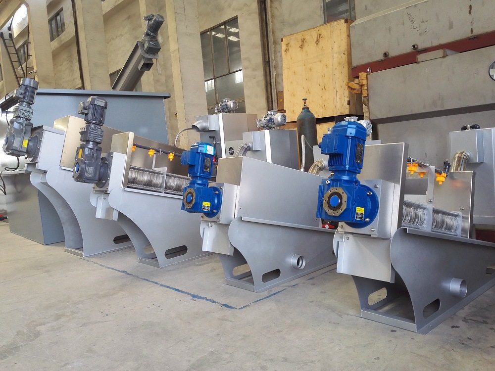 叠螺机叠螺式污泥脱水机固液分离机污泥脱水机