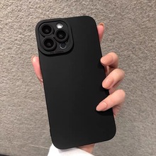 冷淡风瞳眼纯黑色新款苹果14手机壳iPhone13promax防摔硅胶12Pro