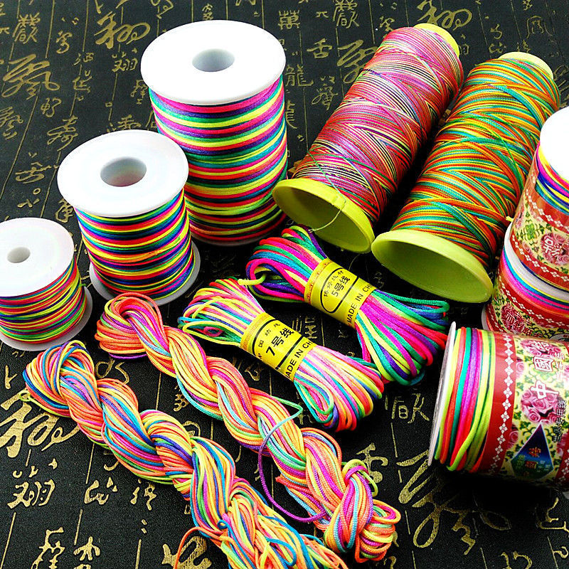 04成交5件厂家定制新款1cm提花空心编绳金属头绳