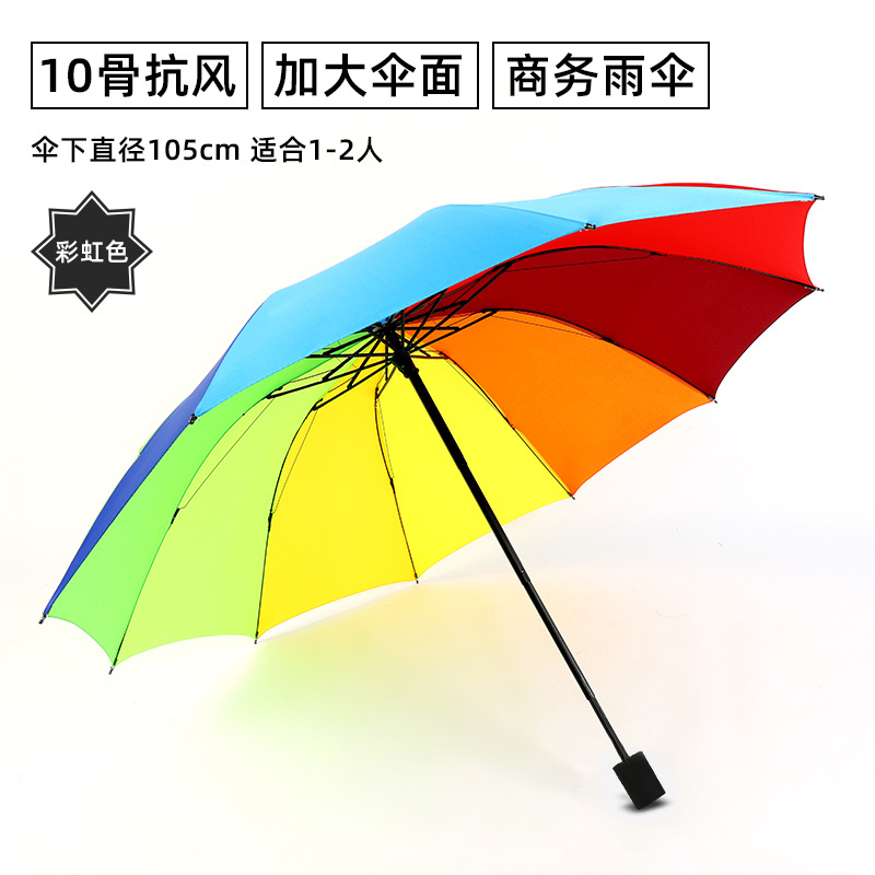 Oversized Double Three Automatic Umbrella Large Wholesale Folding Men and Women Sun Protection Sun Shade Umbrella Advertising