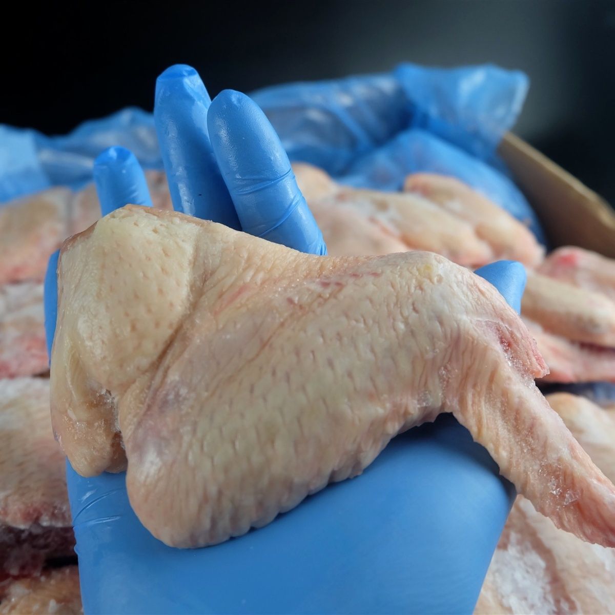 4斤鸡翅全翅15-20个左右一整箱冷冻鸡翅膀冰冻-阿里巴巴