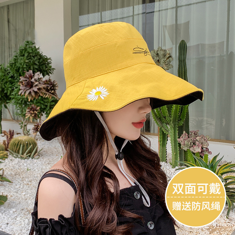 New Fisherman Hat Women's Spring Sunlight Blocker for Summer Beach Korean Style Outdoor Casual Riding All-Matching Sun Hat