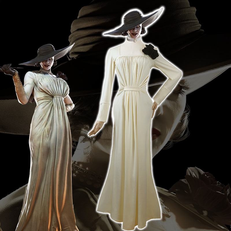 生化危机8村庄dimitrescu迪米特雷斯库吸血鬼夫人cos服装万圣节