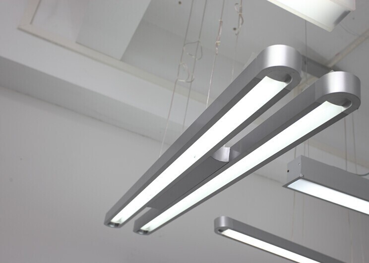 跨境出口长条灯盘led日光灯支架吊线天花灯明装面板灯ce认组合灯