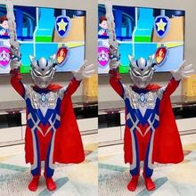 奥特曼衣服小男孩面具玩具迪迦赛罗欧布cosplay连体衣套装