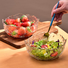 璃甜品碗沙拉碗冰粉汤碗网红水果碗盘餐具家用2023新款碗碟套装