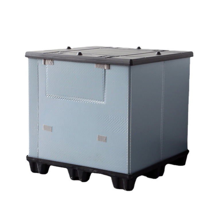 博轩塑料围板箱 可折叠蜂窝板围板箱