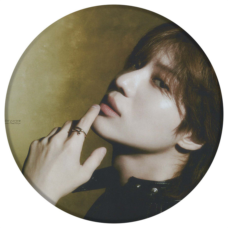 shinee泰民《luxury》10月刊画报同款徽章 镜子钥匙扣 挂件 配饰