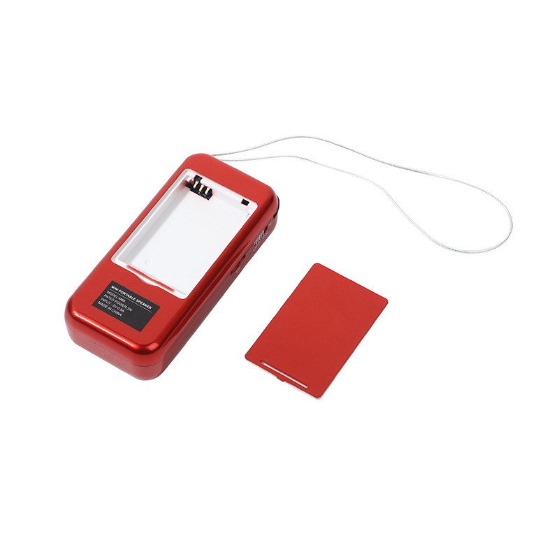 Creative Small Retro Bluetooth Speaker Red Broadcaster Portable Outdoor Speaker UCB Interface Radio Large Capacity