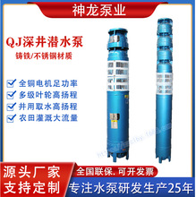 250QJ深井潜水泵三相高扬程大流量井用农用抽水泵铸铁立式清水泵