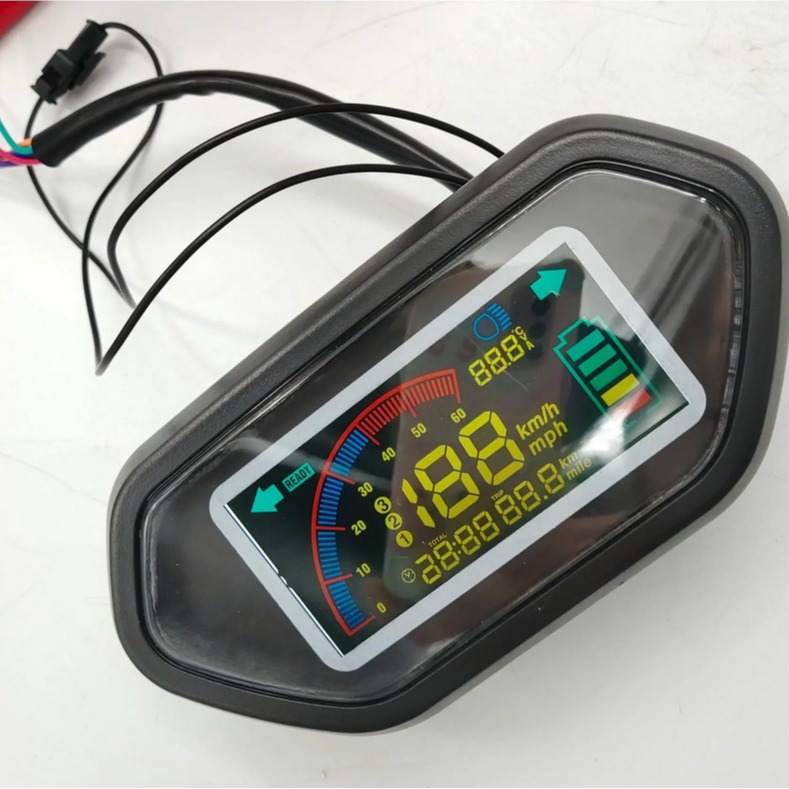 电动车滑板车配件小牛仪表60v72v彩屏英里制lcd显示屏-阿里巴巴