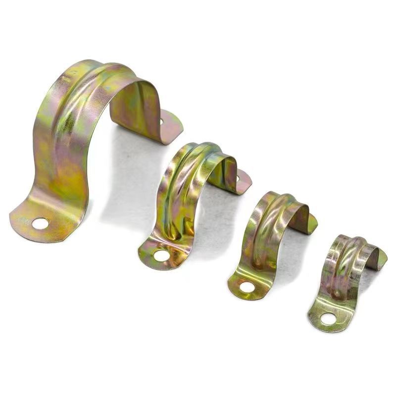 镀锌铁皮码管码管道固定码u型管卡夹子卡子管卡管箍u型管卡骑马卡