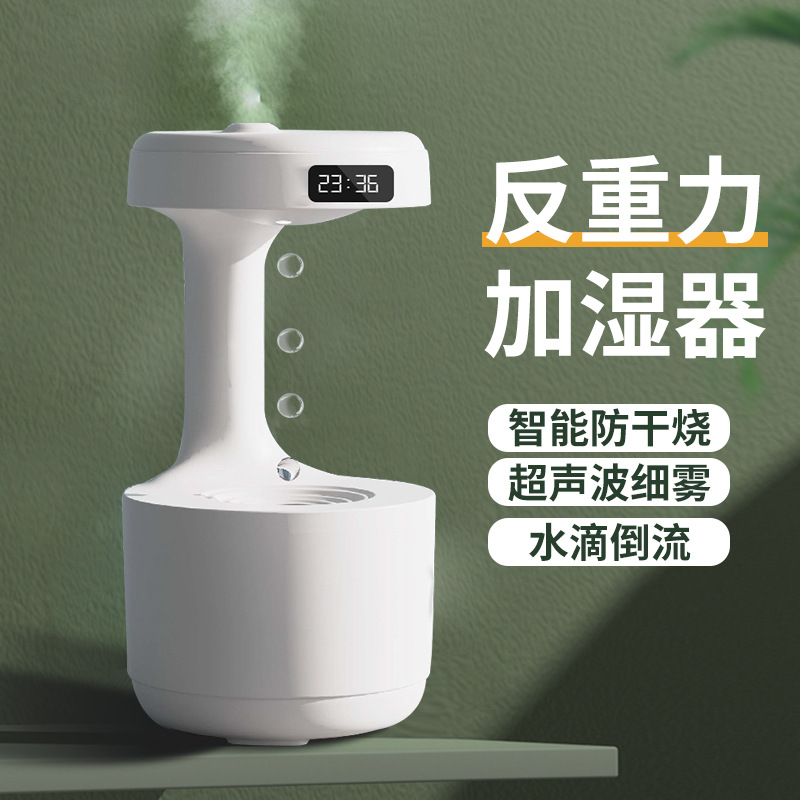 Humidifier Water Drop Backflow Aroma Diffuser Large Capacity Office Bedroom Mute Heavy Fog Household Sprayer