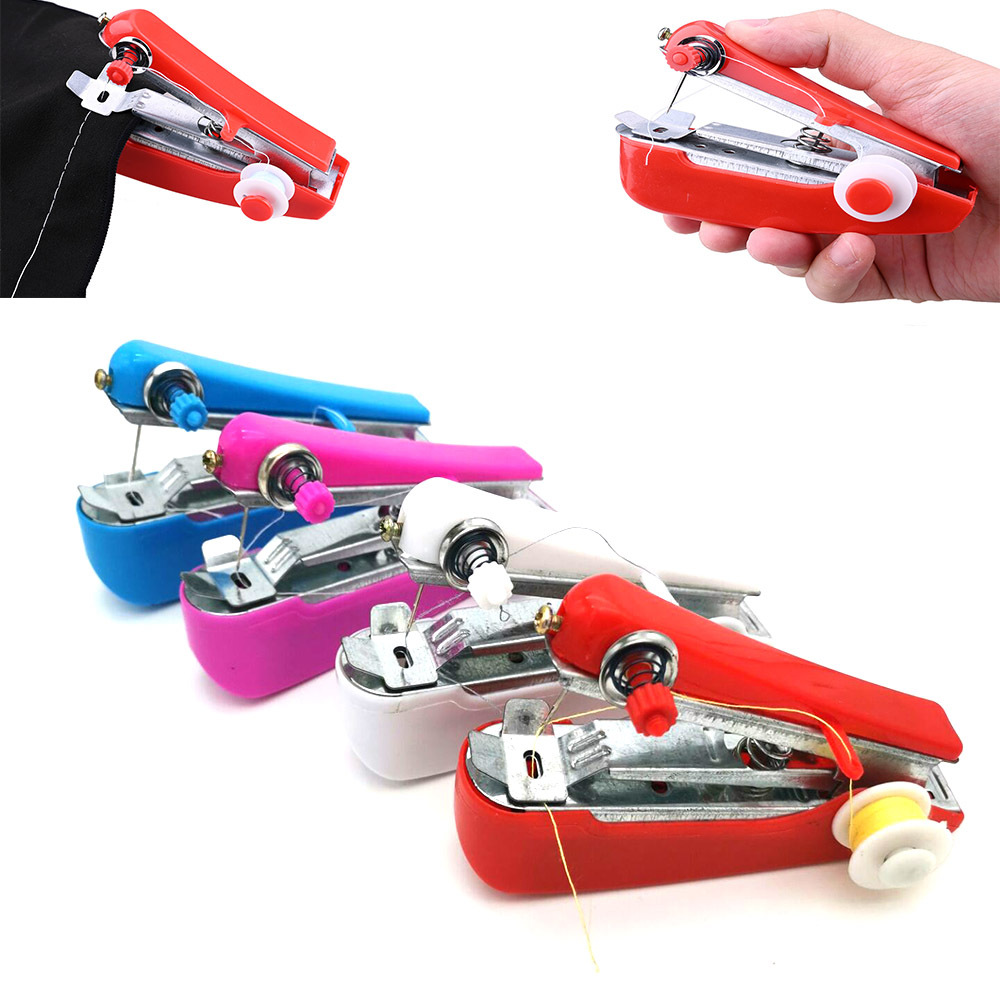 Cross-Border Handheld Pocket Portable Sewing Machine Thin Thick Manual Mini Household Small Sewing Machine Handystitch