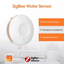 ZigBee溢水探测器浸水水位传感器漏水报警器支持HomeKit涂鸦智能