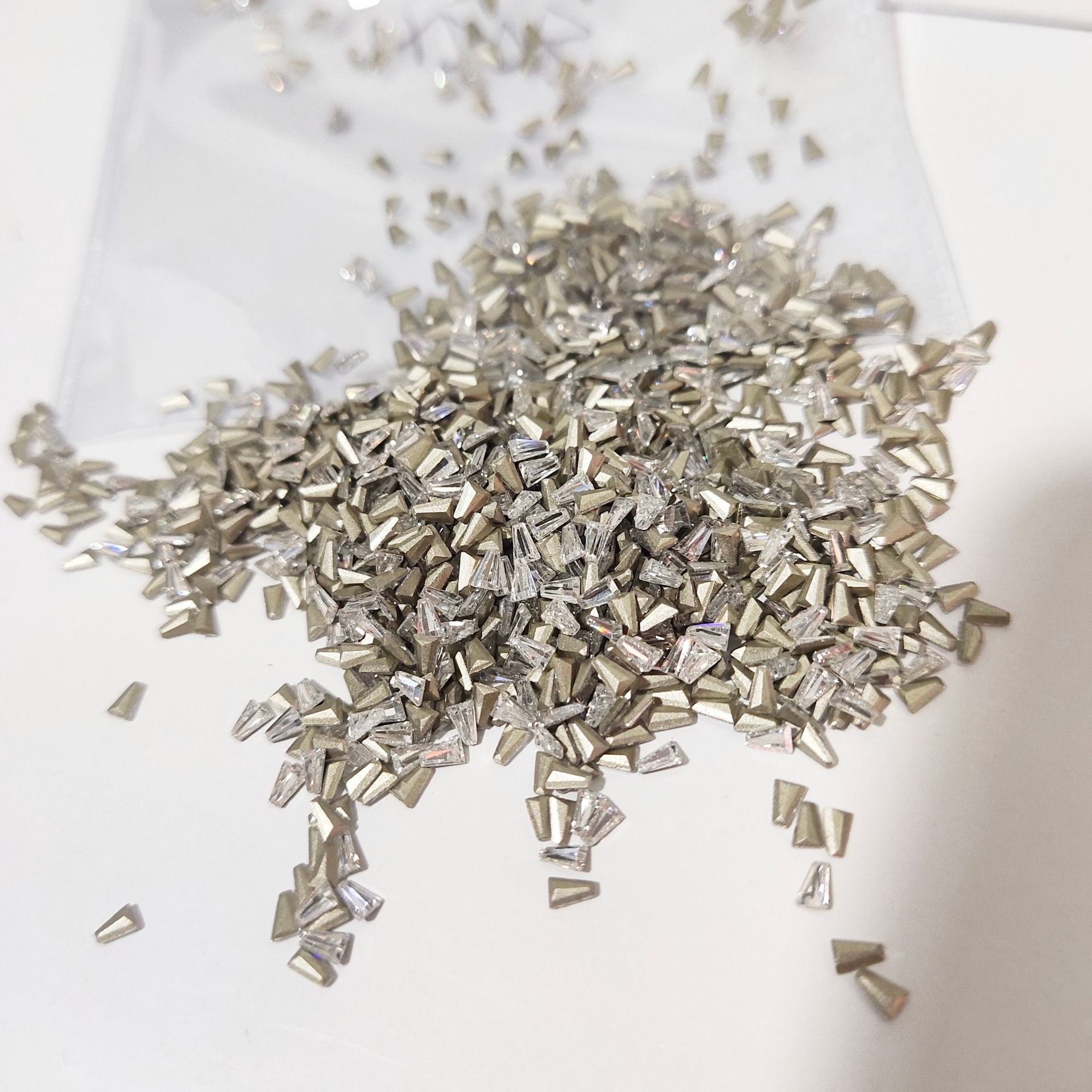 批发仿奥银底尖底长方梯形t型长方钻 手表眼镜框美甲配钻