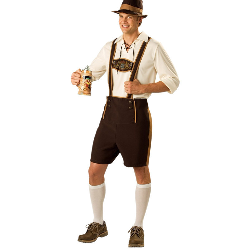xxxl慕尼黑啤酒节德国巴伐利亚男款啤酒装bavarian beer costume