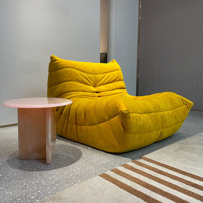 写意空间ligne roset 贝壳沙发togo毛毛虫懒人沙发椅沙皮狗休闲椅