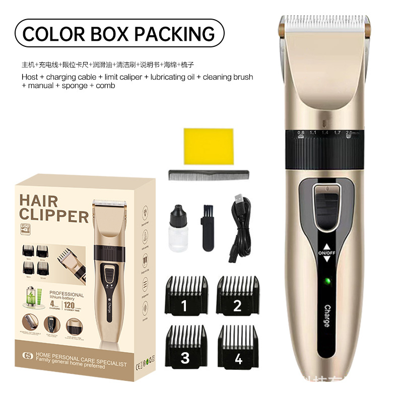 Professional Electric Hair Clipper Wholesale Shaving Head Hair Dressing Tool for Hair Salon Electrical Hair Cutter Engraving Oil Head Electric Clipper