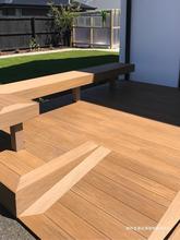 防腐木地板阳台改造塑木户外庭院露台花园木条自己铺室外木塑木板