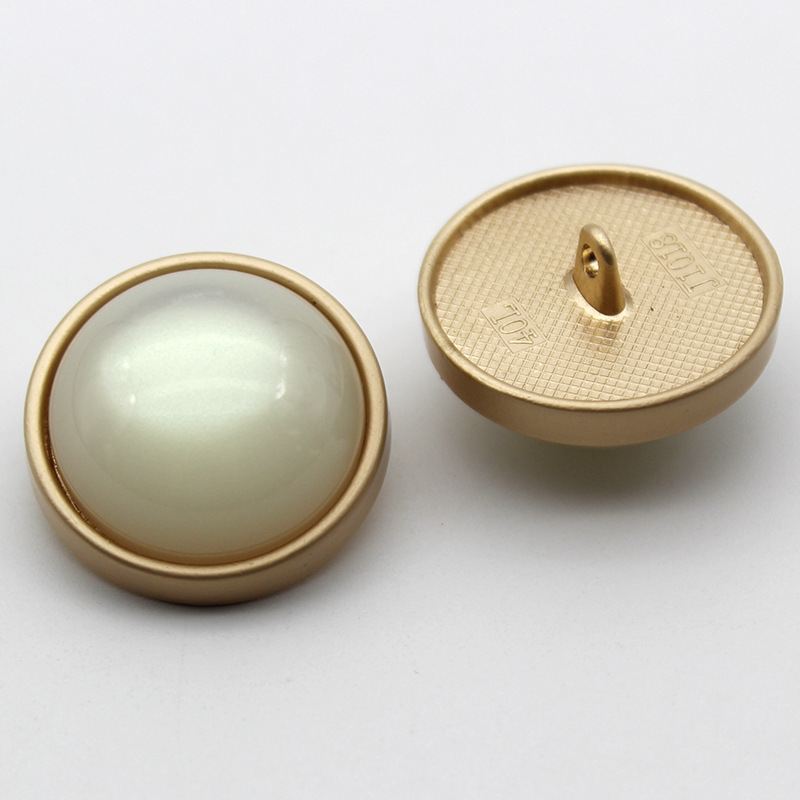 金属纽扣名媛小香风珍珠方形扣法式连衣裙大衣毛呢外套毛衣装饰扣