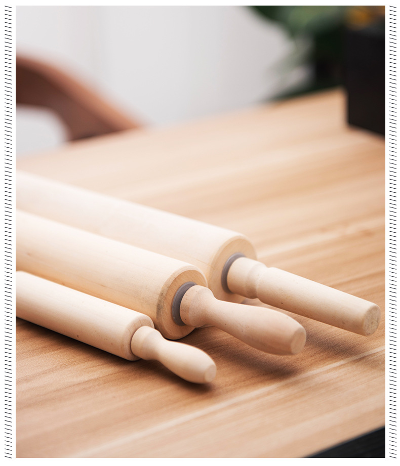 供应陶艺工具泥棒泥板成型工具 擀面杖滚轴擀 擀面棍 实木擀泥棒