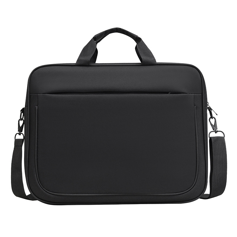Cross-Border Laptop Bag 15.6-Inch Men's Messenger Bag Business Laptop Briefcase Commuter Shoulder Printed Logo