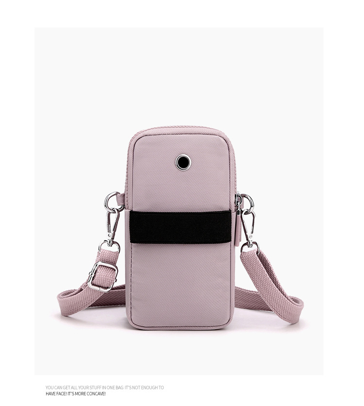 驰豹新款斜跨手机小包中老年妈妈休闲单肩钥匙零钱包运动跑步臂包