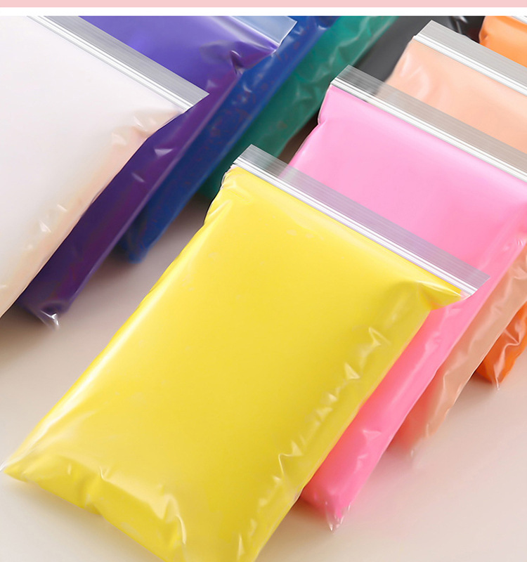 定制外贸水晶泥瓶装起泡胶史莱姆透明解压泥珠光slime玻璃泥