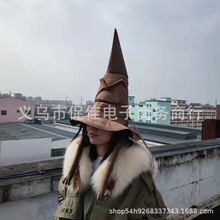 Harry Potter witch hat 新款万圣节哈利波特巫婆帽情景巫师帽子