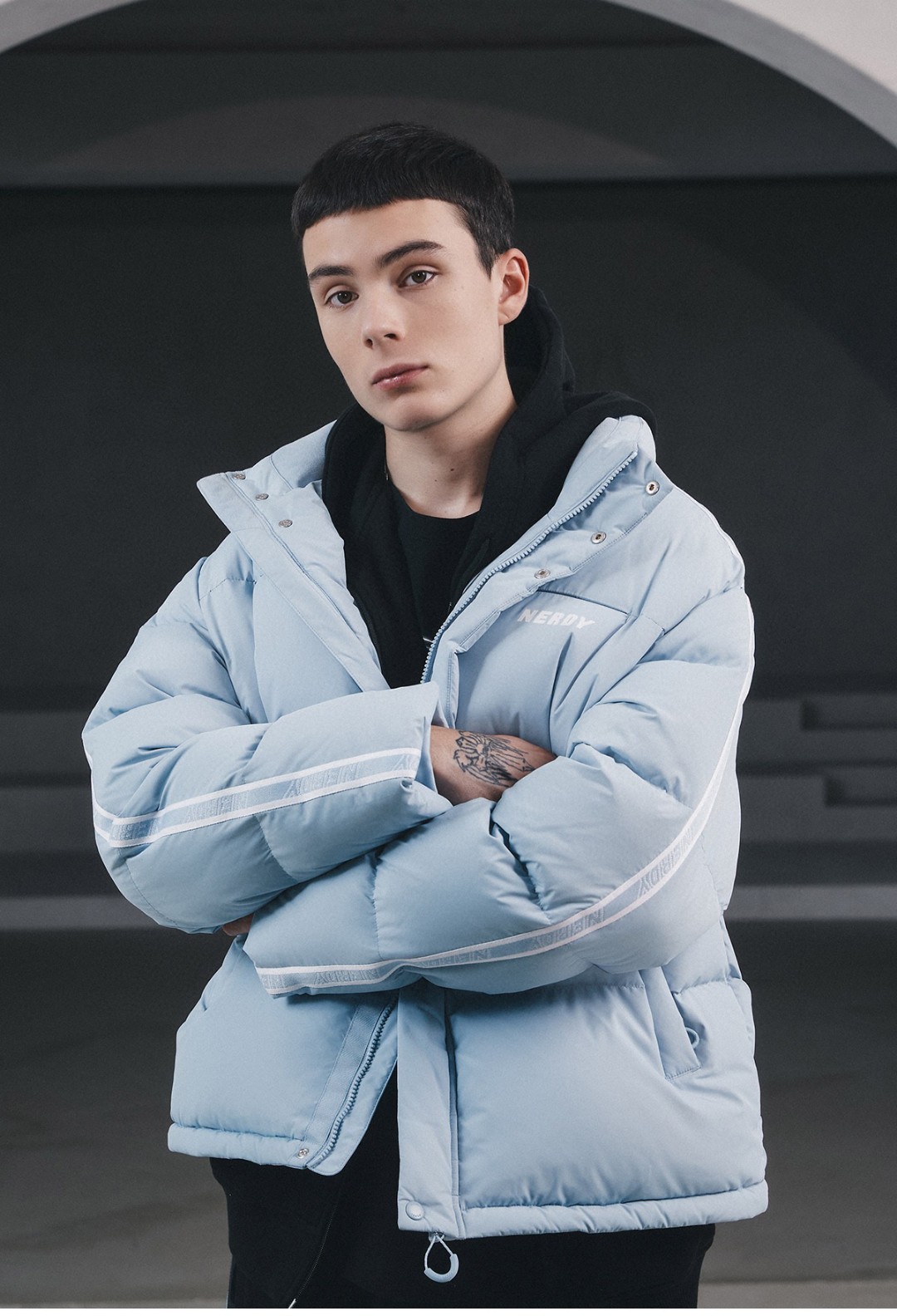 0成交8件韩国nerdy羽绒服中长款韩版工装外套明星同款男女冬新加厚22