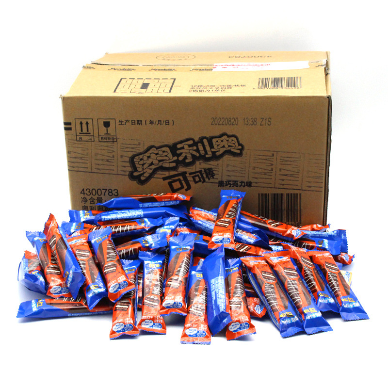 奥利奥巧克棒威化饼干散装3kg整箱可可棒加餐零食能量棒